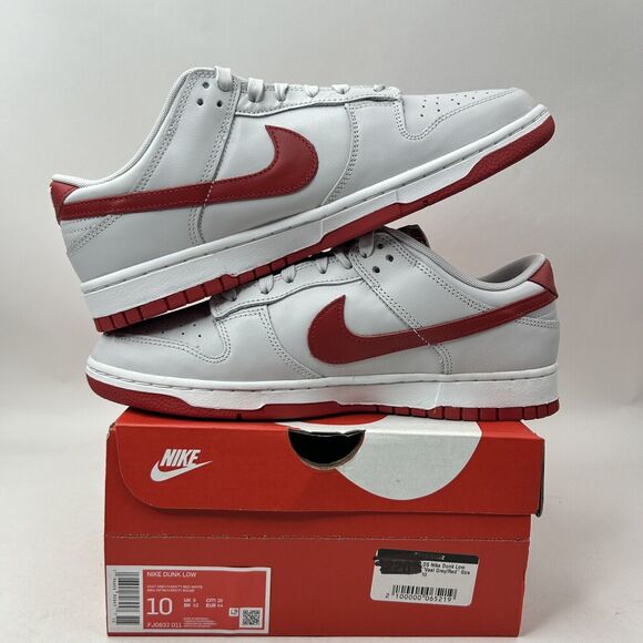 Nike Shoes Dunk Low “Vast Grey Varsity Red” 2023 - Picture 3 of 5
